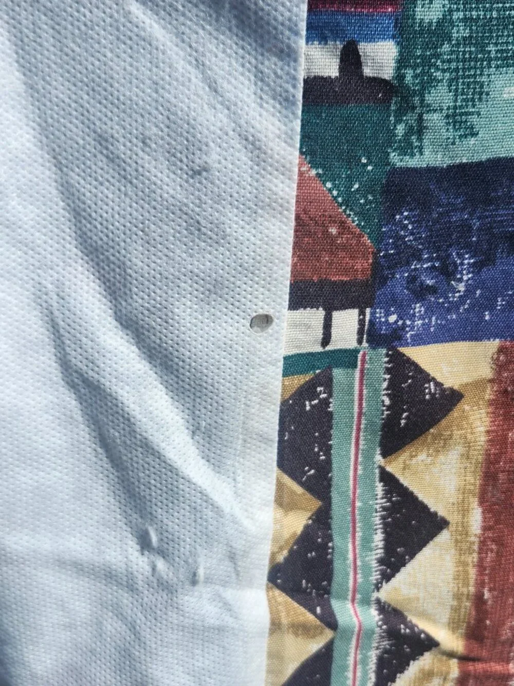 Aztec queen comforter, bed skirt & pillow shams